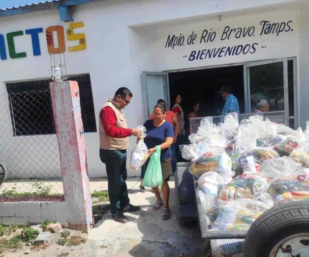 Continúa la entrega de despensas