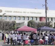 Ciudad Victoria | Protesta personal del Poder Judicial de la Federación