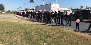 REYNOSA | Realizan caminata por Día Mundial de la Prevención del Cáncer de Mama