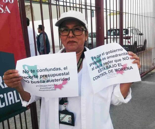 Firmes en reclamos, empleados judiciales Firmes en reclamos, empleados judiciales
