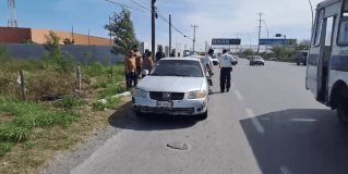 #Policía Accidente vial en el libramiento a Monterrey.