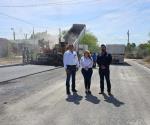 En proceso, obra de pavimentación en la Loma Alta