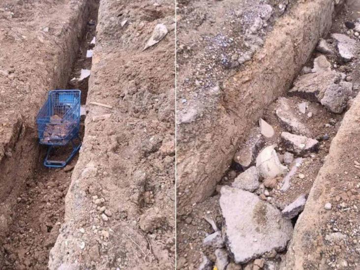 Vandalizan obra de drenaje en colonia Paraíso Vandalizan obra de drenaje en colonia Paraíso
