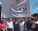 UNAM entrega a la UAG 40 toneladas de ayuda para damnificados