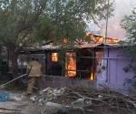 Deja incendio sin hogar a una familia