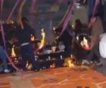 Se incendia altar de muertos en la UANL