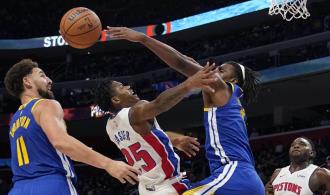Los Warriors logran triunfo sobre Pistons Los Warriors logran triunfo sobre Pistons