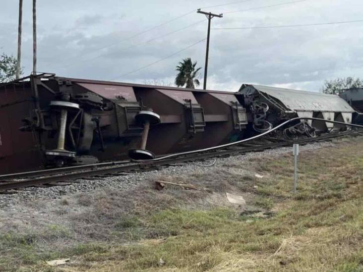 Descarrila tren de carga en Harlingen Descarrila tren de carga en Harlingen