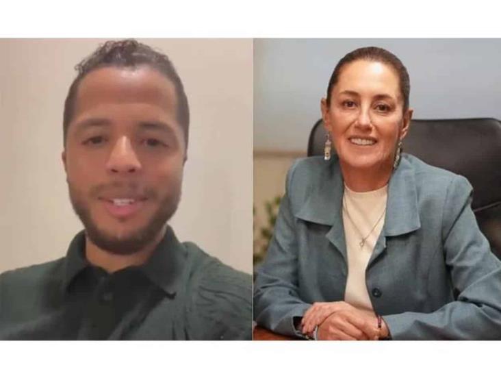 Giovani Dos Santos da mensaje en apoyo a Claudia Sheinbaum Giovani Dos Santos da mensaje en apoyo a Claudia Sheinbaum