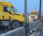 Carambola afecta vialidad  en Carretera a Laredo