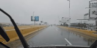 Reynosa | Poca gente se ve en las calles de la ciudad debido a las bajas temperaturas y las lluvias que se han estado registrando