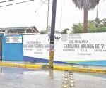 Se cae techo en primaria