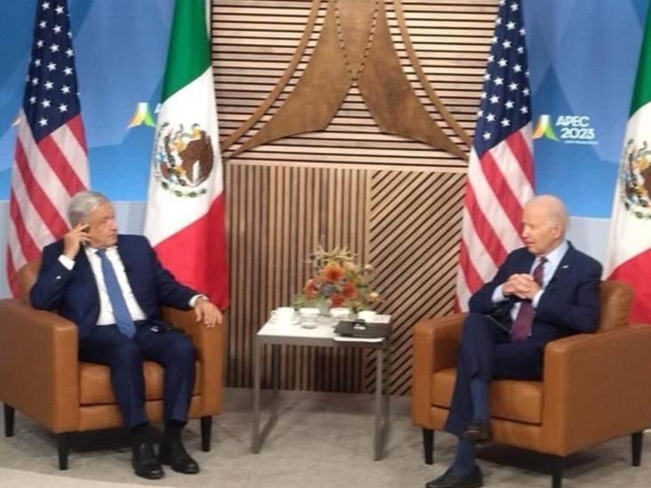 Se reúnen AMLO y Biden en San Francisco Se reúnen AMLO y Biden en San Francisco