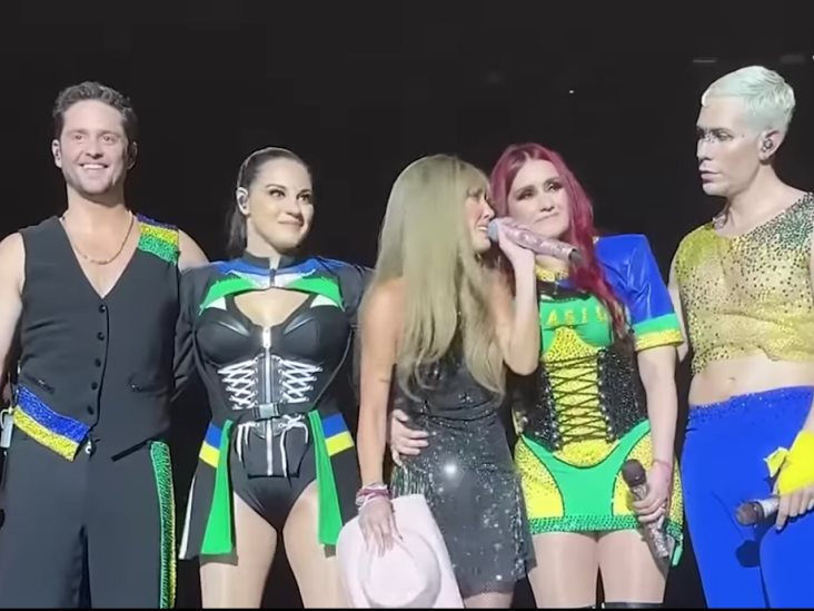 Anahí abandona concierto de RBD por complicaciones de salud
