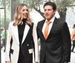 Tras dichos de Fox, Samuel García reconoce a su esposa en precampaña