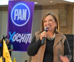 Xóchitl Gálvez sostiene encuentro con simpatizantes y estructuras en Reynosa