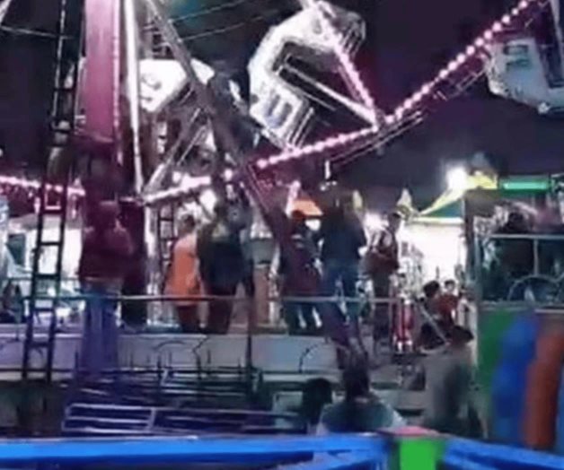 Adolescente cae de rueda de la fortuna en Veracruz Adolescente cae de rueda de la fortuna en Veracruz