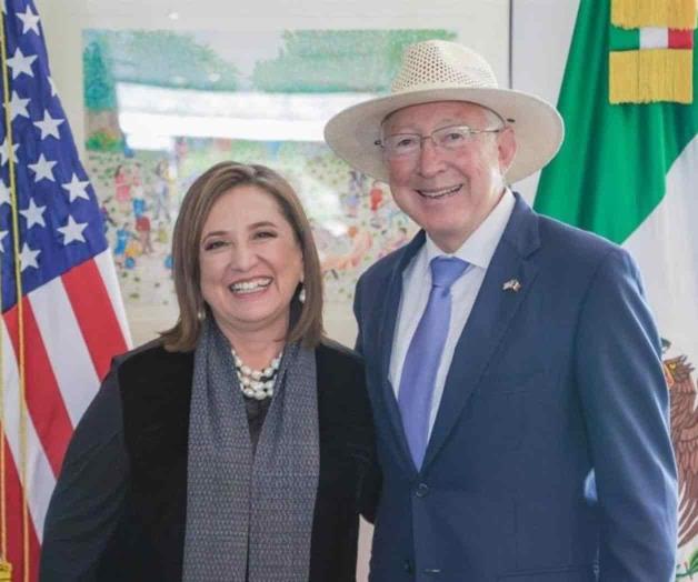 Acusa Xóchitl ataque gubernamental ante Ken Salazar