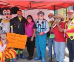 Celebran payasos con familias reynosenses