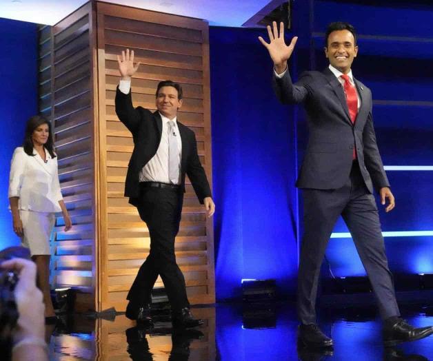 DeSantis, Haley y Vivek presentan sus posturas