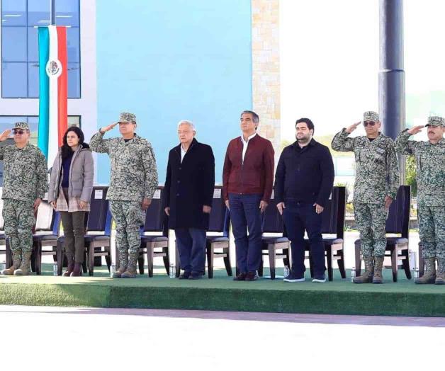 Garantiza AMLO paz: Inauguran complejo militar en Nuevo Laredo Garantiza AMLO paz: Inauguran complejo militar en Nuevo Laredo