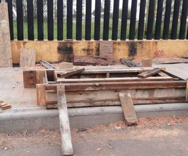 Suprime parque Lineal CPR paso de peatones en Reynosa