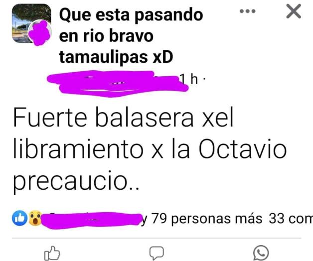 Registran otra confrontación en la brecha 109