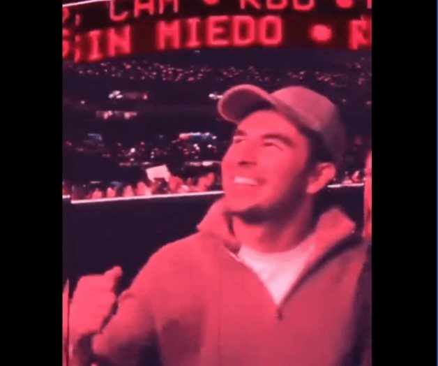 Checo Pérez asiste al concierto de RBD en el Estadio Azteca