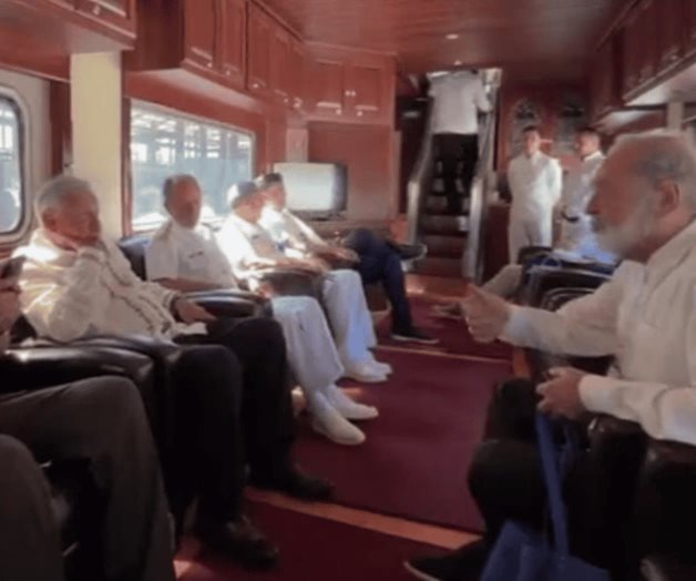 AMLO presenta escenas inéditas del Tren Interoceánico junto a Slim