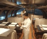 El vagón VIP donde viajó AMLO en inauguración de Tren Interoceánico