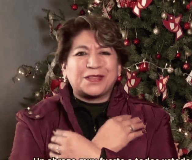 El mensaje de Navidad que dedicó Delfina Gómez a mexiquenses