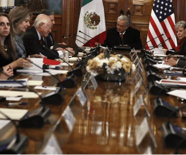 Comienza reunión de AMLO con altos funcionarios de EU en PN