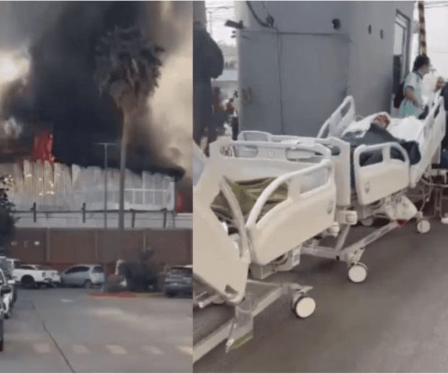 Desalojan hospital del IMSS por incendio en Tijuana, Baja California Desalojan hospital del IMSS por incendio en Tijuana, Baja California