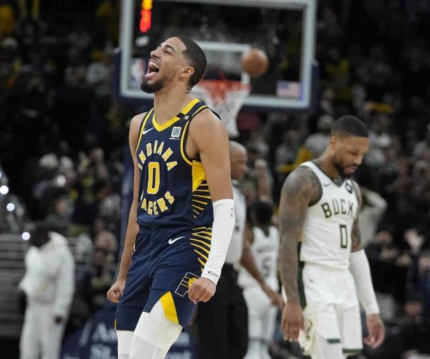 Pacers anotan 47 puntos en 3er cuarto y doblegan 142-130 a Bucks