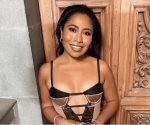 Yalitza Aparicio luce impactante outfit satinado en color bronce