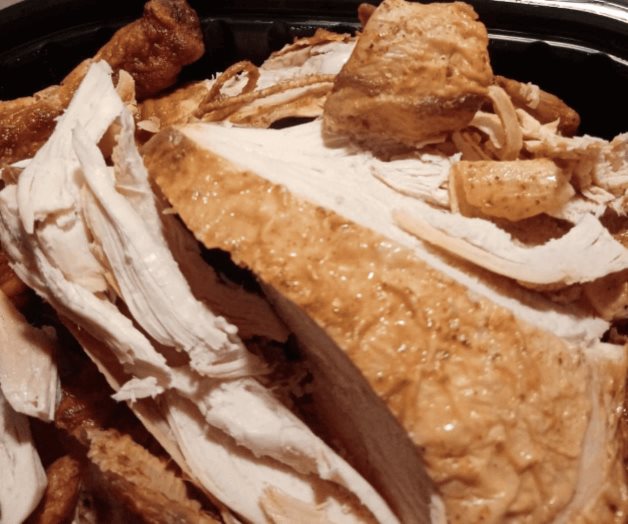 Venden pollos echados a perder