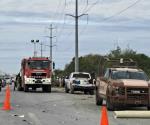 Registra fuga de gasolina en Paseo de las Flores