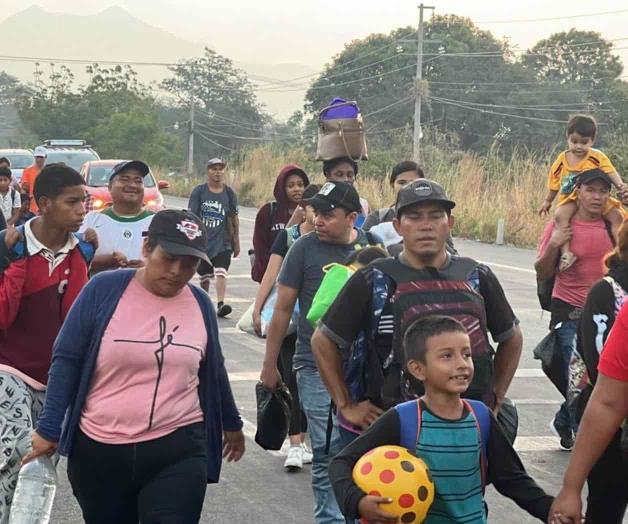 Reagrupan caravana tras ‘engaño’ del INM