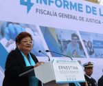 Ernestina Godoy rinde su último informe como fiscal de la CDMX