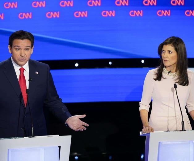 Se llaman mentirosos Haley y Ron DeSantis