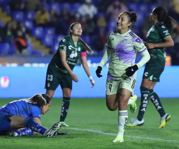 Le mete Tigres Femenil 7-1 al Santos Femenil