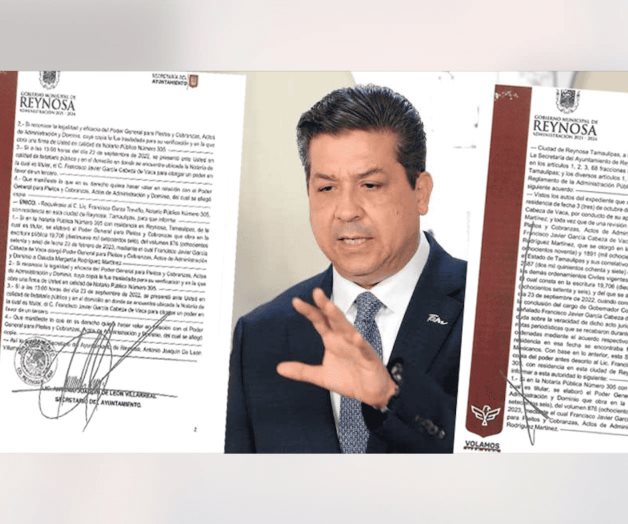 Presentan denuncia contra Cabeza de Vaca por presunta falsificación