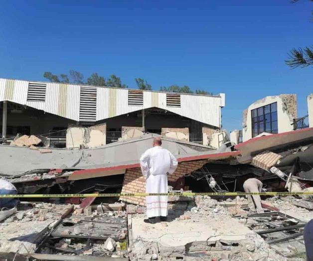 Derrumbe sin dictamen en Madero Derrumbe sin dictamen en Madero