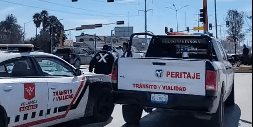 Reynosa | Se registra accidente vehicular en la avenida Calzada Victoria con Margarita Maza De Juárez