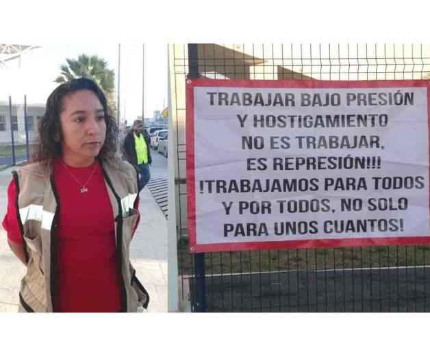 Protestan ‘Siervos de la Nación’ en Reynosa: denuncian abusos laborales