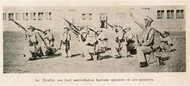 Preparativos en 1942 por la Guerra Mundial