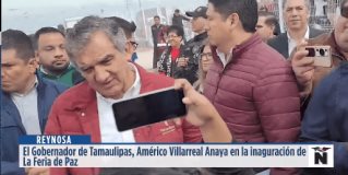 Reynosa | En entrevista durante la inauguración de la Feria De La Paz, el gobernador Américo Villarreal, destacó avances en el fortalecimiento del equipamiento e infraestructura de seguridad de la región tras gestiones a la federación.