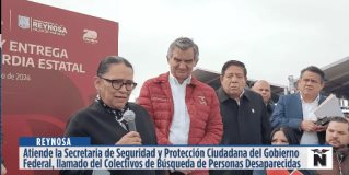 Reynosa | Tras ser abordada por colectivos de familiares de desaparecidos, la titular de la Secretaría de Seguridad y Protección Ciudadana (SSPC), Rosa Icela Rodríguez , indicó que acordó reunirse con ellos para atender sus demandas.