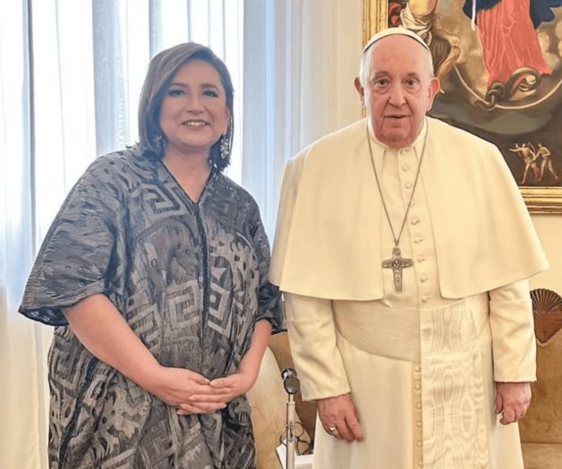 Xóchitl Gálvez habla de su reunión con Papa Francisco y difunde fotos