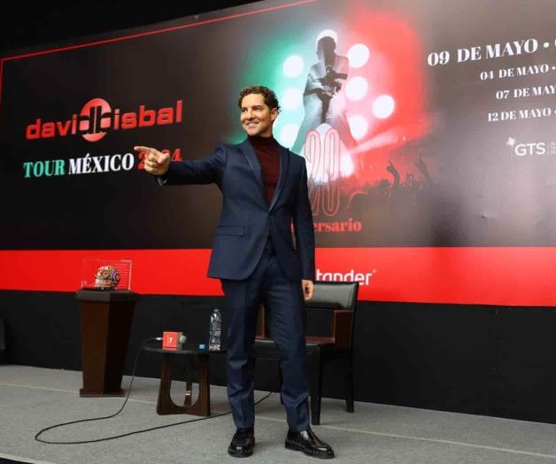 David Bisbal anuncia gira en México